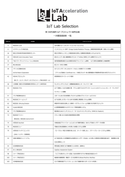 IoT Lab Selection