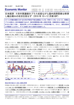 Economic Monitor
