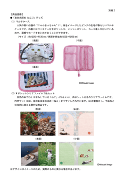 別紙 2 【商品画像】 「岩合光昭の ねこ 2」グッズ （1）マルチケース 人気の