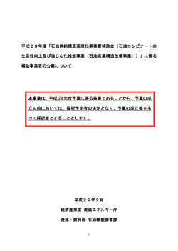 公募要領（PDF形式：240KB） - 資源エネルギー庁