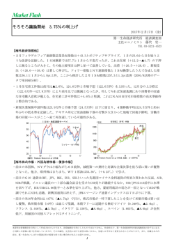 Economic Indicators 定例経済指標レポート