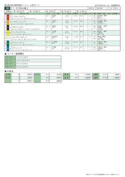 6R C1 サラ系4歳上 コーナー通過順位 払戻金