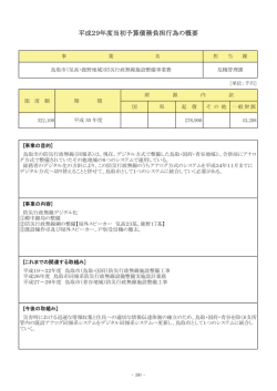 （気高・鹿野地域）防災行政無線施設整備事業費 (PDF:138KB)