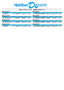 1区総合区間賞 1区参照記録 2区総合区間賞 2区参照記録 3区総合区間