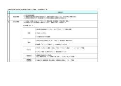 石鎚山系の魅力発信及び持続可能な資源とする事業 H29年度事業（案