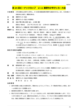 秦野市少年サッカー大会