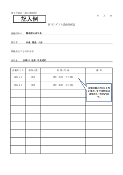 記入例