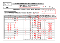 記入例 - 前橋市