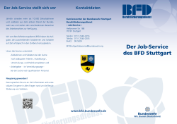 Flyer Job-Service Stuttgart