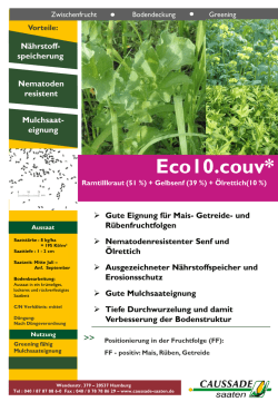 Eco10.couv - Caussade Saaten