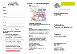 Flyer - Universität Regensburg