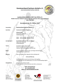 LM 2017 Magdeburg-neu - Karateverband Sachsen