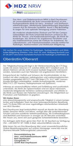 Herz- und Diabeteszentrum NRW in Bad Oeynhausen