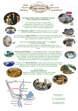 Hotel-Flyer - Egger