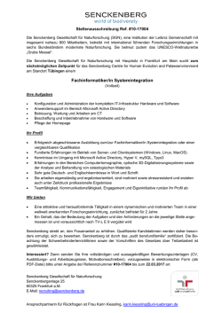 Innerbetriebliche Stellenausschreibung