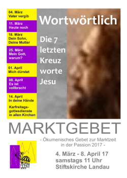 Marktgebet in der Passion 2017.cdr