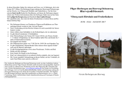 Pilger-Herbergen am Heerweg/Ochsenweg