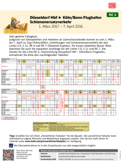 Fahrplan - Deutsche Bahn