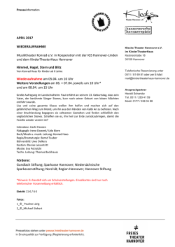 ausführliche Informationen - KinderTheaterHaus Hannover