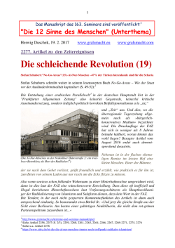 Die schleichende Revolution (19)