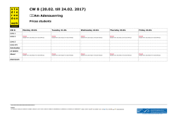 CW 8 - Studierendenwerk Karlsruhe