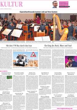 Die TZ-Kulturseite vom 21. Februar 2017