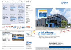 Herzlich willkommen zur Hausmesse in H&ouml;ri