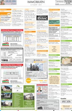 immobilien - Singener Wochenblatt