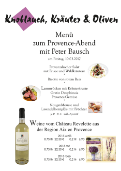 Provence-Abend - Restaurant Viola