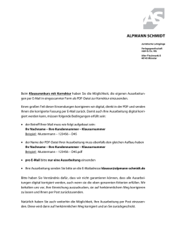 kostenlos - Alpmann Schmidt