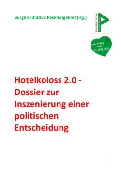 hat die B&uuml;rgerinitiative ein Dossier zusammengestellt