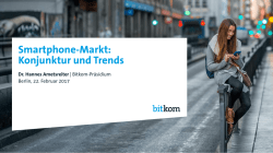 Smartphone-Markt: Konjunktur und Trends
