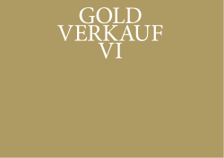 Goldverkauf VI - Atelierhaus Goldstrasse 15 Duisburg