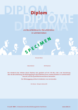 Diplom - Berufsbildung.ch