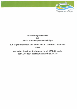 Verwaltungsvorschrift des Landkreises