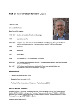 Herrmann, Lingen - G&ouml;ttinger Akademie f&uuml;r Psychotherapie e. V.