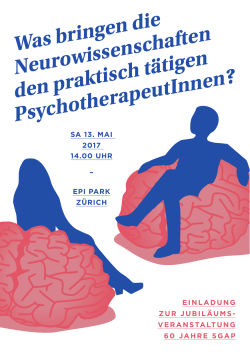 Flyer - Schweizerische Gesellschaft für Analytische Psychologie