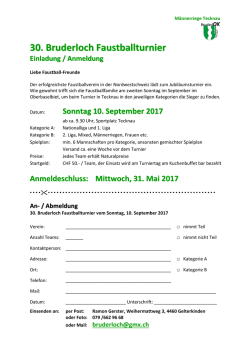 Jetzt anmelden