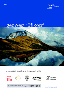 Geoweg Rüfikopf (PDF Available)