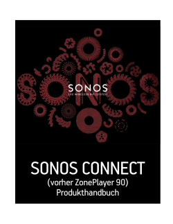 "Sonos CONNECT"