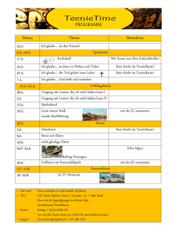 programm - FEG Basel