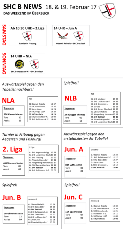 Jun. B Jun. C 2. Liga Jun. A NLA NLB