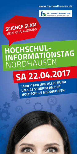 SA 22.04.2017 - Hochschule Nordhausen
