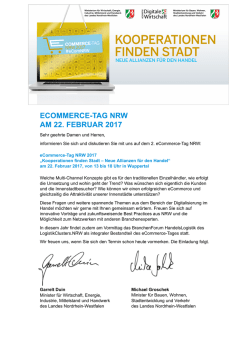 eCommerce-Tag NRW 2017Save the date