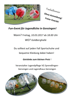 Funballturnier - SG Gensingen/Grolsheim