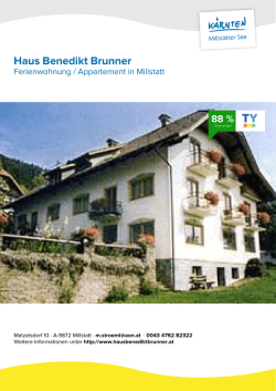 Haus Benedikt Brunner in Millstatt