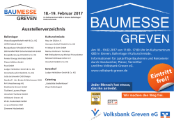 baumesse - Volksbank Greven eG