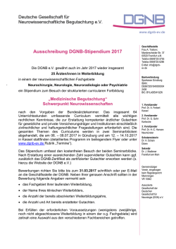 Infoblatt zum Stipendium - Deutsche Gesellschaft für
