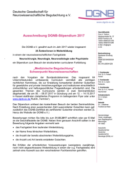 Infoblatt zum Stipendium - Deutsche Gesellschaft f&uuml;r