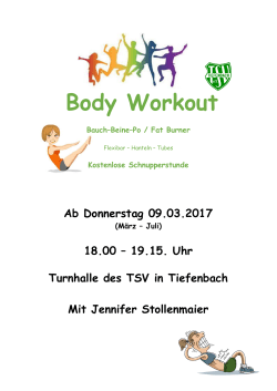 Body Workout - TSV Tiefenbach